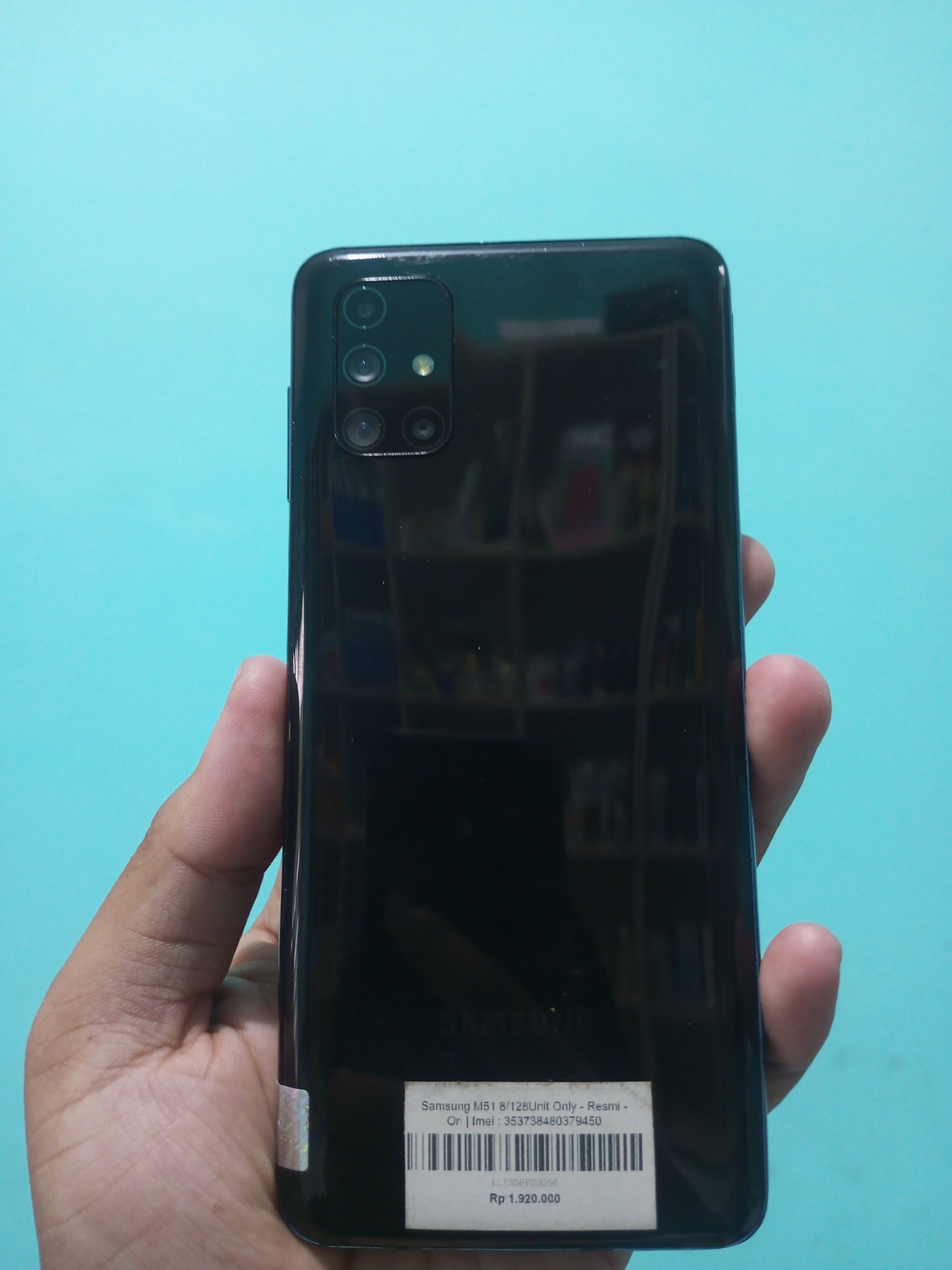 Samsung M51 8/128Unit Only - Resmi - Ori | Imei : 353738480379450