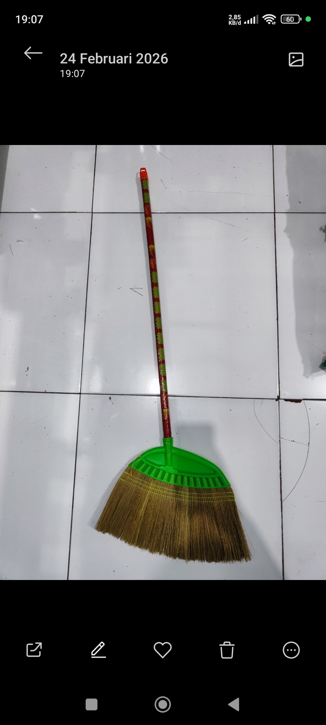 Sapu lantai rayung/sapu macan