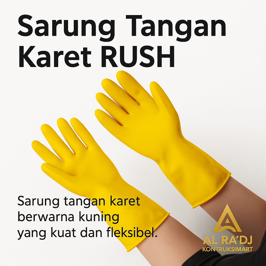 sarung tangan karet RUSH
