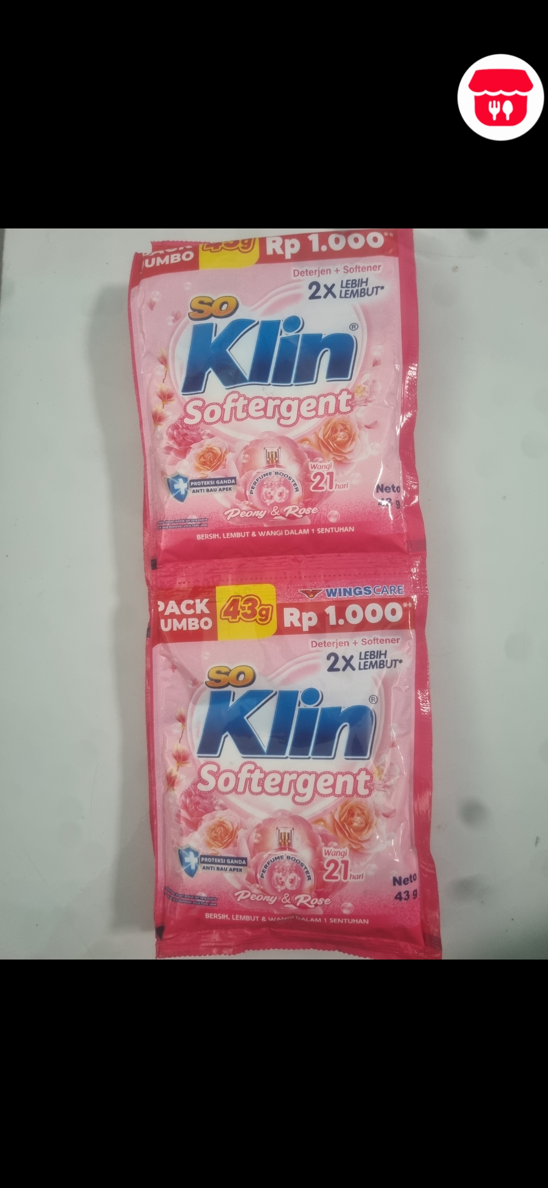 Soklin Softergent 41gr Pink
