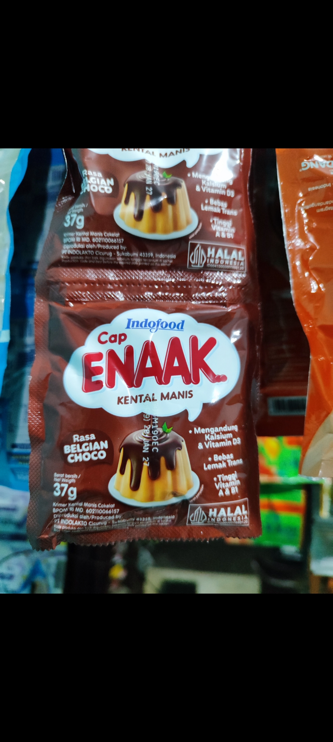 Susu Saset Coklat