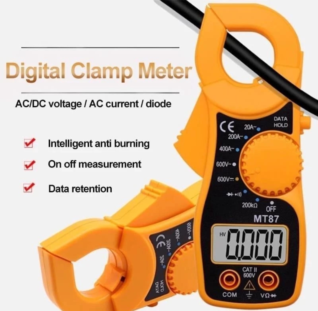 Tang Ampere MT87 Tang Multimeter Arus AC Tegangan AC DC