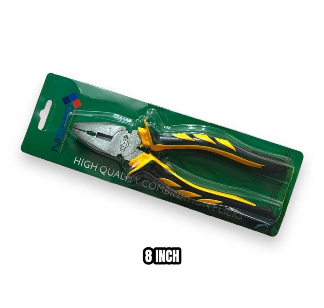 Tang kombinasi gagang karet 8 inch plier bukan potong lancip