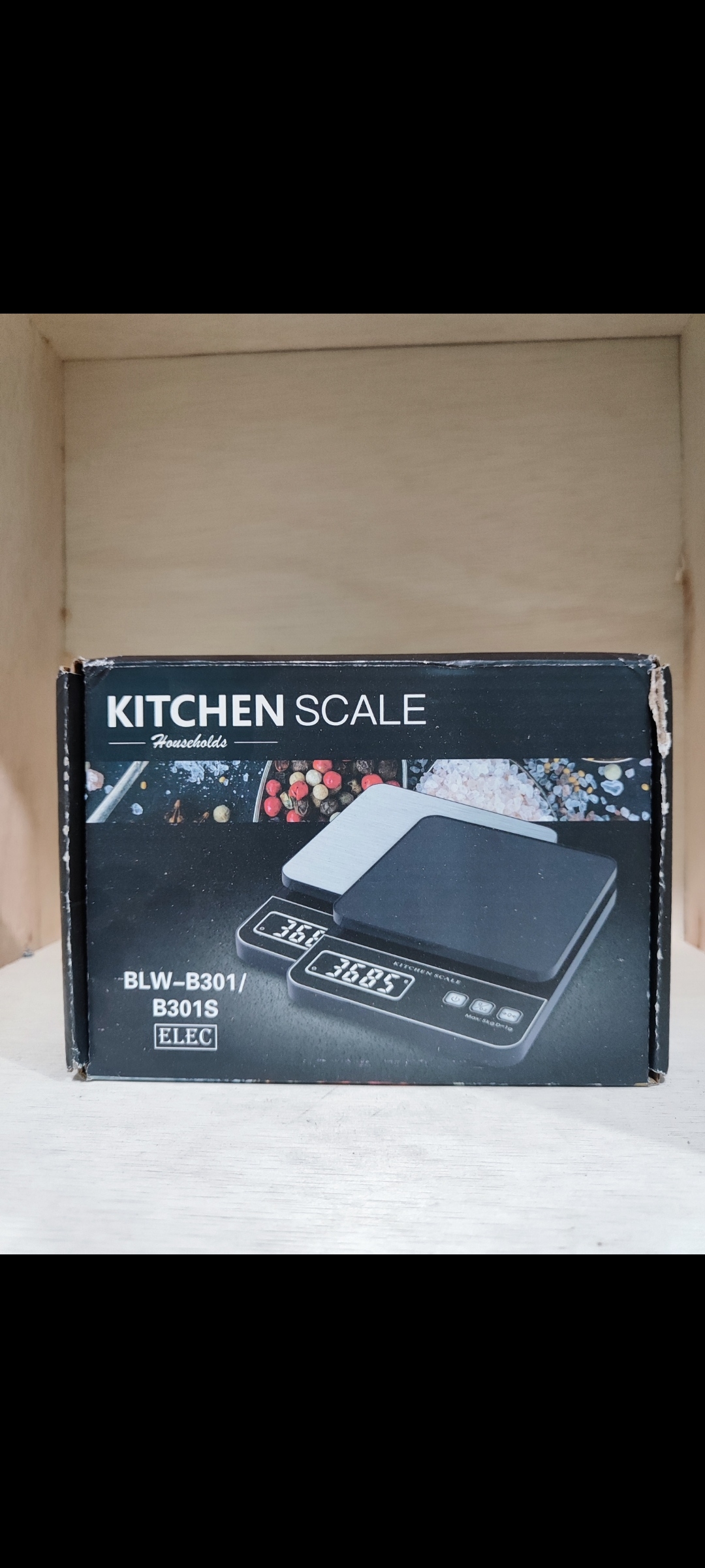 Timbangan Dapur Digital 5 KG Hitam