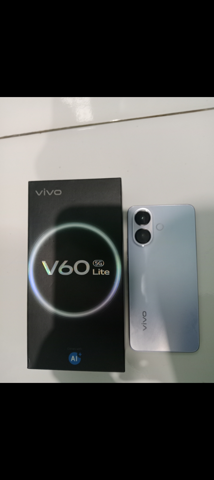 Vivo V60 Lite 5G Titanium Mist Blue 12/512 | NFC | Fullset | Imei 865182089526354