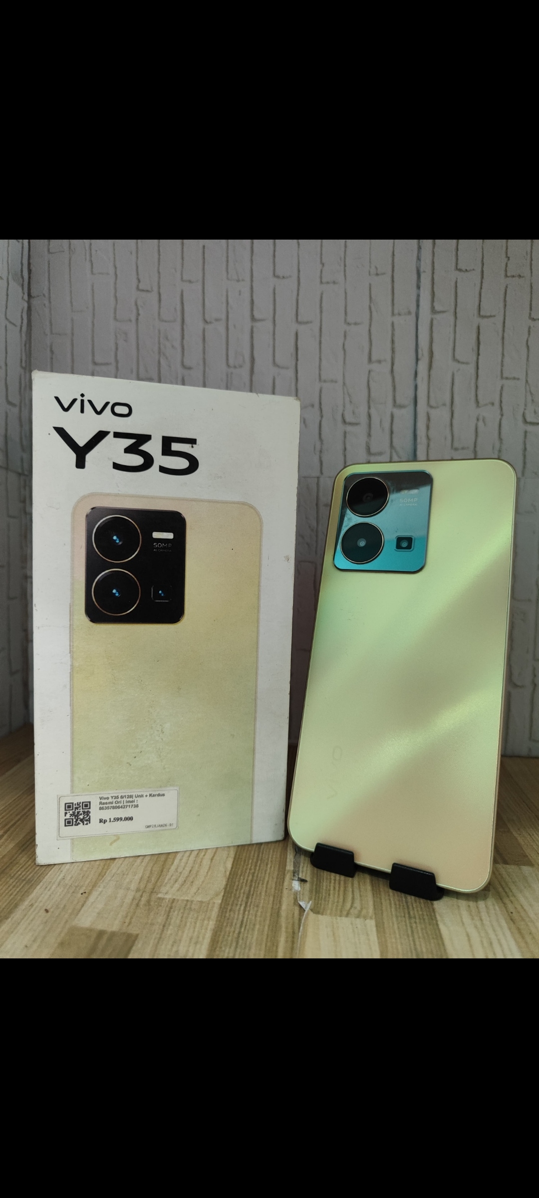 Vivo Y35 8/128GB | Unit + Kardus Resmi Ori | Imei : 863578064271738