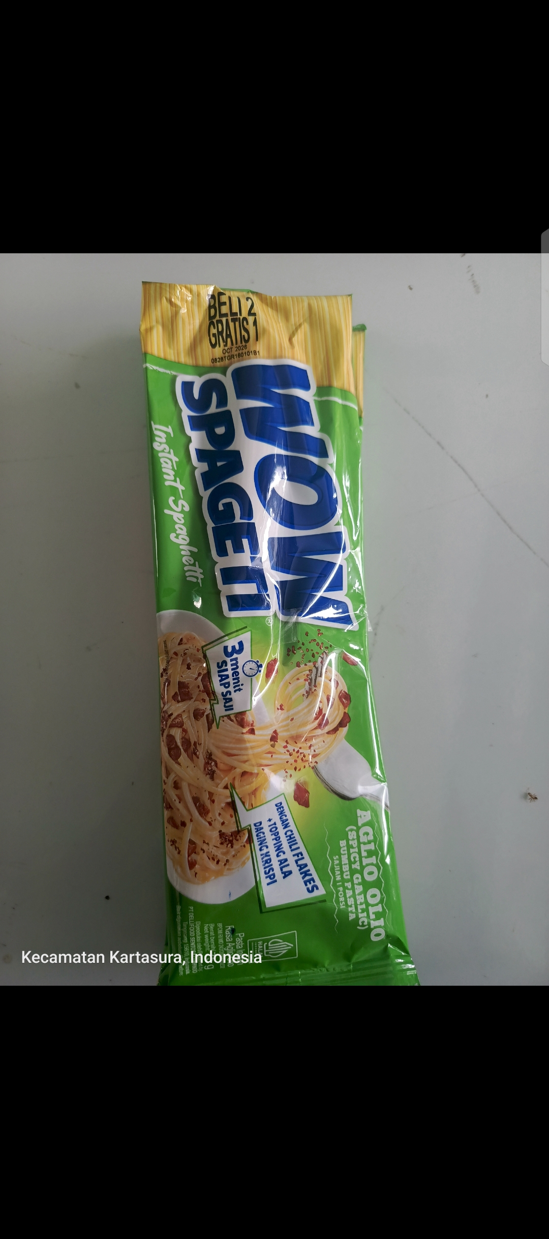 WOW SPAGETI 75GR AGLIO
