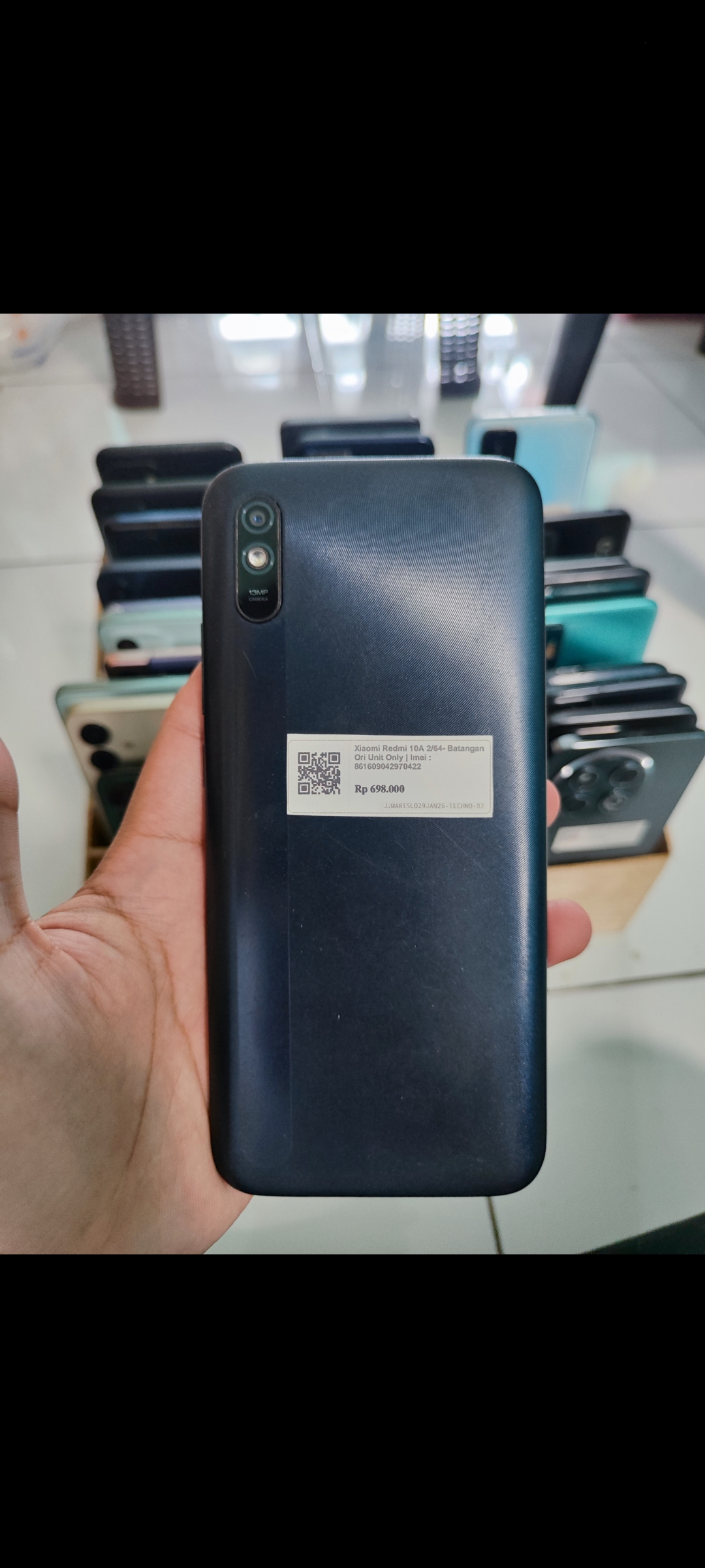 Xiaomi Redmi 10A 2/64- Batangan Ori Unit Only | Imei : 861609042970422