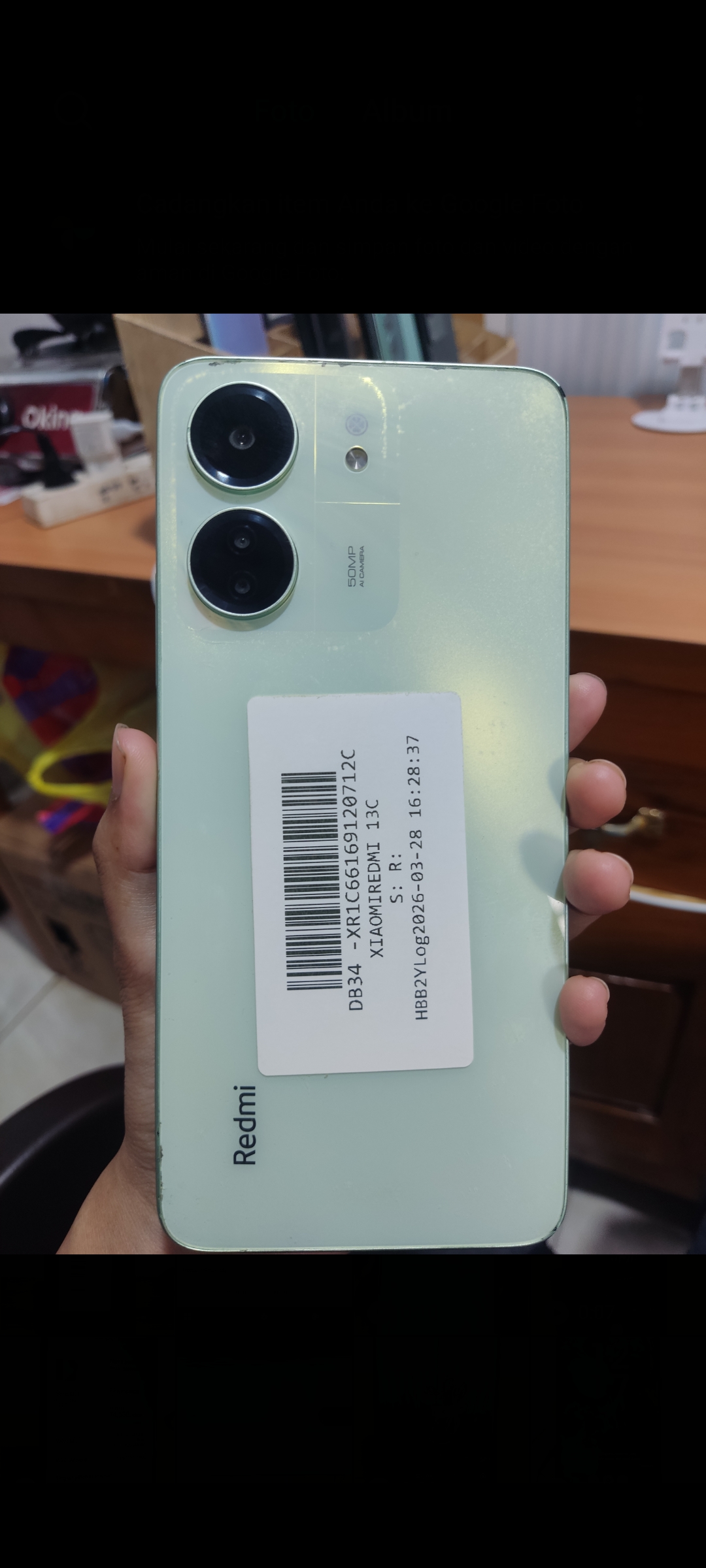 Xiaomi Redmi 13C 4G Clover Green 6/128 | NFC | Unit Only Ori Resmi | Imei 860363066169120 (458383GTN07APR26-02-TO-S-307-1) (458383GTN07APR26-02-TO-S-307-1D-S-353-1)